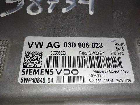 Foto 3ª: Centralita Motor ECU Skoda Fabia SPIRIT 60CV 44KW [BBM] (2009)