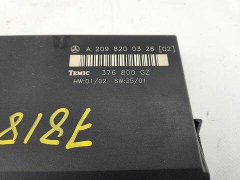 Foto 3ª: Centralita Motor ECU Mercedes Clase C 160 270 CDI 209.316) COUPE 170CV 125KW [OM612967] (2003)