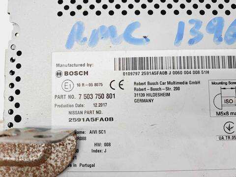 Foto 4ª: Sistema Audio Radio CD Nissan Micra ACENTA 71CV 52KW [B4D] (2018)