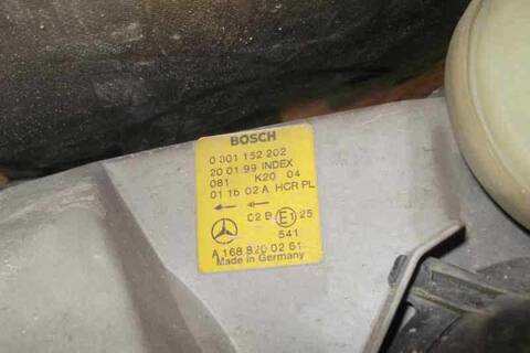 Foto 3ª: Faro Derecho Mercedes Clase A 140 160 168.033) 102CV 75KW [M166960] (1999)