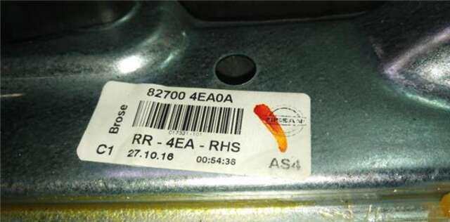 Foto 1ª: Elevalunas Eléctrico Trasero Derecho Nissan Qashqai 1.2 16V T [HRA2DTT]