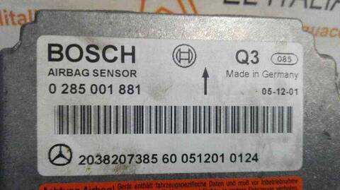 Foto 3ª: Centralita Airbag Mercedes Clase C 160 COUPE 218CV 160KW (2002)