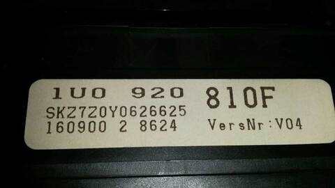 Foto 2ª: Cuadro de Instrumentos Skoda Octavia 1.9 TDI 100CV 74KW [ATD] (2000)