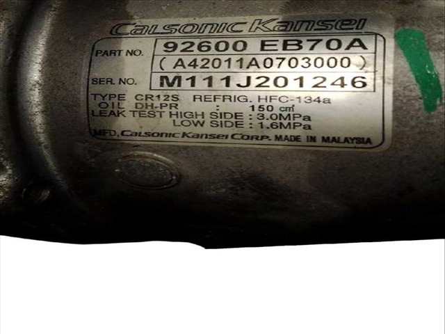 Compresor Aire Acondicionado Nissan Navara 2.5 DCI 4WD
