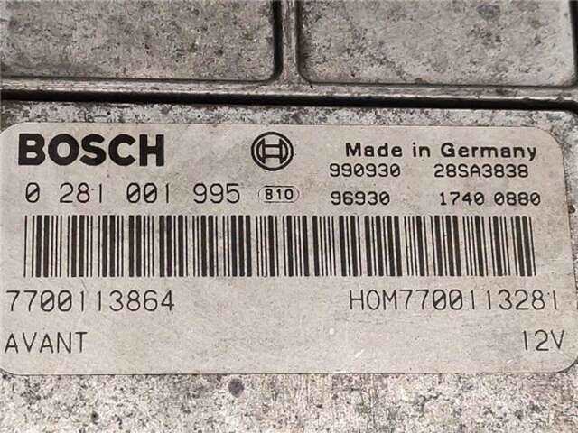 Foto 2ª: Centralita Motor ECU Renault Laguna 1.9 DTI (B56J) [F9Q 710]