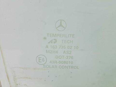 Foto 2ª: Luna Trasera Derecha Mercedes Clase ML 270 CDI 163.113) W163) [612963] (2000)