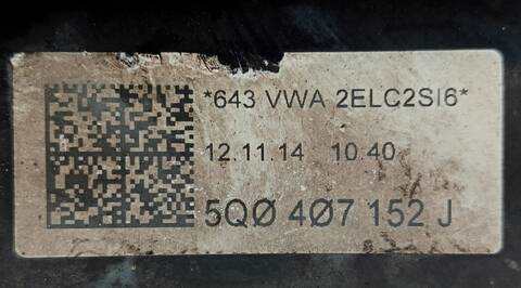 Foto 2ª: Brazo Suspension Delantero Derecho Volkswagen Golf BUSINESS 1 16V TDI DPF 110CV (2013)