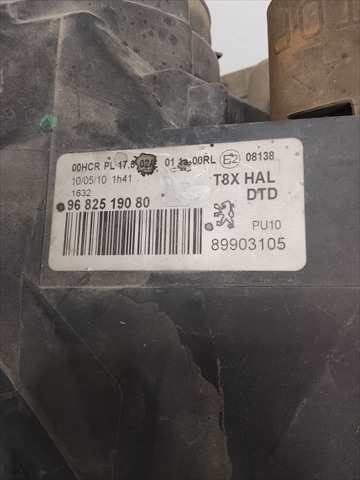 Faro Derecho Peugeot 3008 1.6 HDI