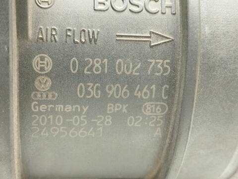 Foto 3ª: Caudalimetro Volkswagen Passat ADVANCE BERLINA 140CV 103KW [CBA] (2010)
