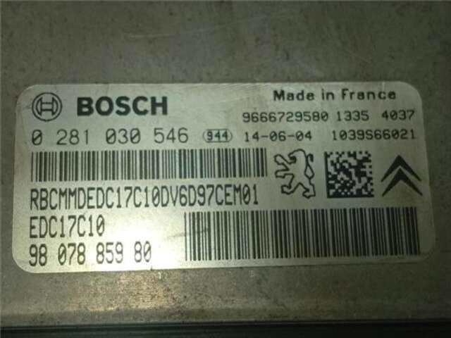 Centralita Motor ECU Peugeot Partner 1.6 L1 CONFORT [1.6 LTR. - 84 KW HDI FAP]