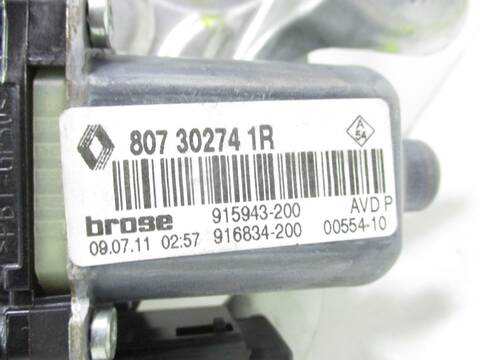 Foto 2ª: Elevalunas Eléctrico Delantero Derecho Renault Scenic R9M404 (2011)