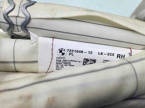 Foto 2ª: Airbag Cortina Delantero Derecho Bmw Serie 1 114 116D 116CV 85KW [N47D20C] (2013)