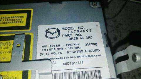 Foto 2ª: Sistema Audio Radio CD Mazda 3 1.6 CRDT ACTIVE BERLINA 109CV 80KW [Y6] (2005)