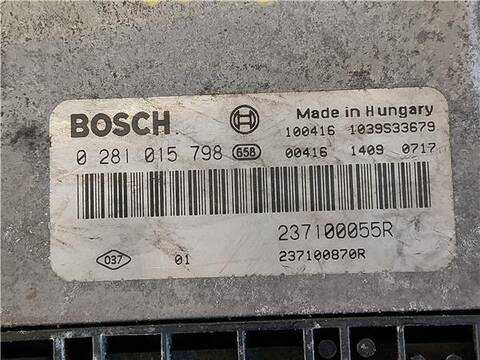 Foto 3ª: Centralita Motor ECU Renault Scenic 1.9 DCI 131CV 96KW GRANDI JZ0/1_) [F9Q 870] (2010)