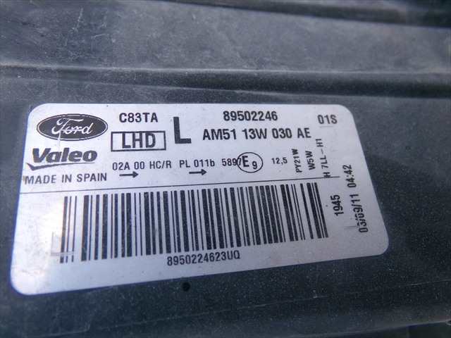 Foto 4ª: Faro Izquierdo Ford C Max 1.6 TDCI 2010-2014 [T1DA] (2011)