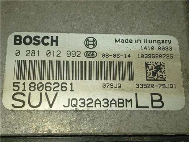 Centralita Motor ECU Suzuki SX4 1.9 DDIS