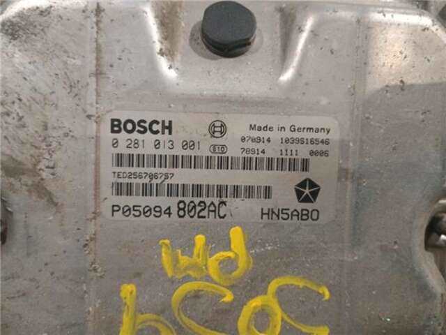 Foto 2ª: Centralita Motor ECU Chrysler Voyager 2.5 CRD LX [2.5 LTR. - 105 KW CRD CAT] [D VM4BC]