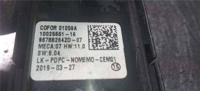 Botonera Elevalunas Citroen C4 2.0 EXCLUSIVE [2.0 LTR. - 110 KW BLUE-HDI FAP]