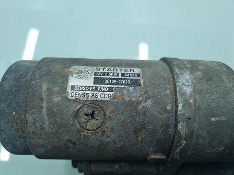 Foto 2ª: Motor de Arranque Hyundai Tucson 2.0 CRDI CAT 113CV 83KW [D4EA] (2004)