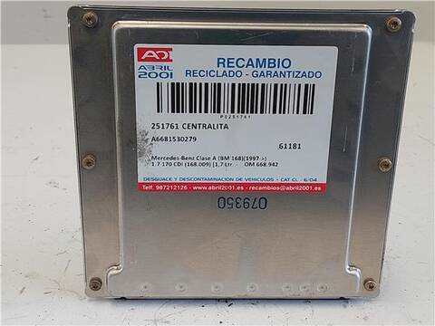 Centralita Motor ECU Mercedes Clase A 140 1.7 170 CDI 168.009) 95CV 70KW