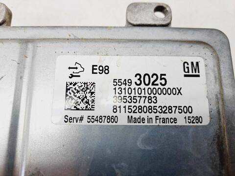 Foto 2ª: Centralita Motor ECU Opel Astra BUSINESS 110CV 81KW [B16DTE] (2016)