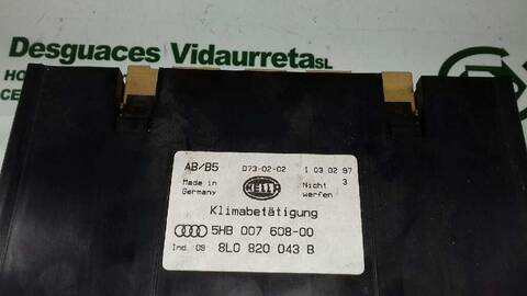 Foto 2ª: Mando Climatizador Audi A3 1.8 20V TURBO 150CV 110KW [AGU] (1997)
