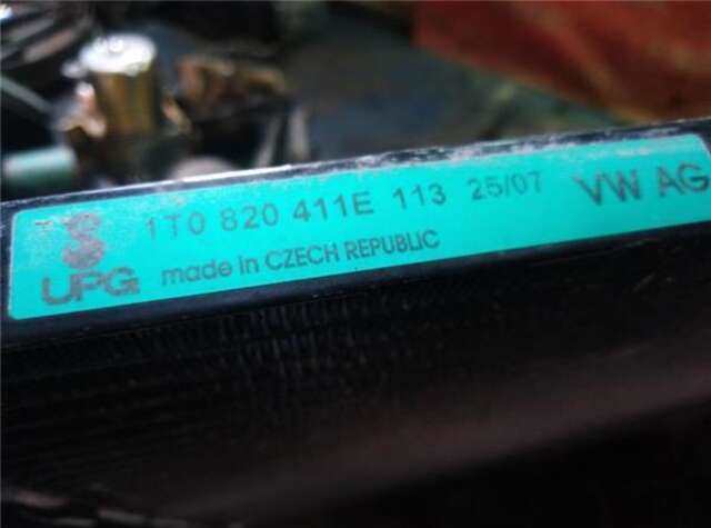 Radiador Calefaccion A.A. Volkswagen Caddy 1.9 FURG. [1.9 LTR. - 55 KW TDI (BSU)]