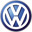 Piezas para Volkswagen de desguace. Logotipo Volkswagen